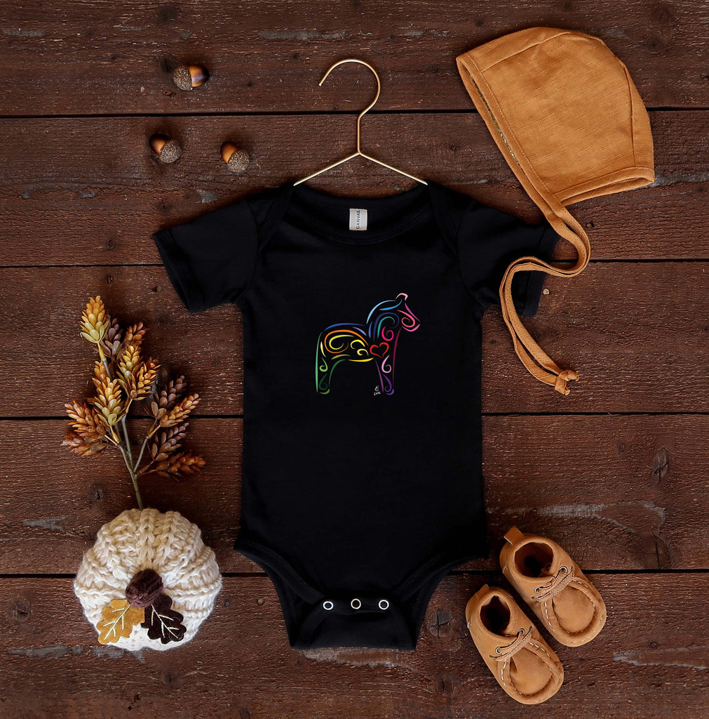 Dalahäst Babybody Hanna Cavanagh Design